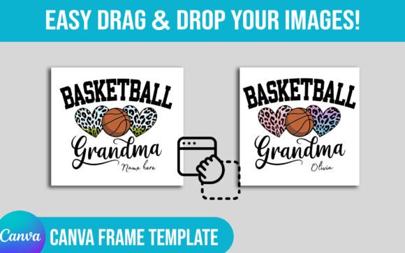 Basketball Grandma Custom Canva Frame: A Designer's Guide