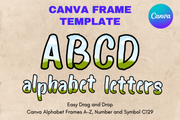 Canva Letters Frame Alphabet Template129: A Designer's Walkthrough