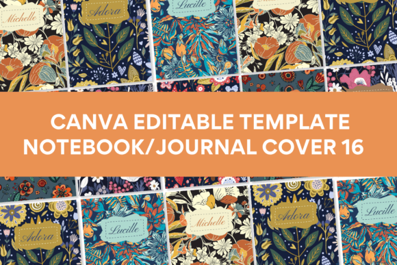 Canva Template Notebook/Journal Cover16: Your Path to Unique Designs