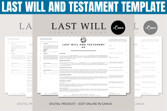 Last Will and Testament Template: A Designer's Guide