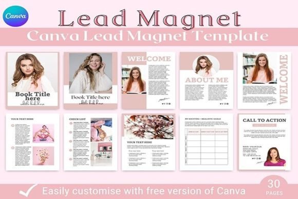 Transform Your Digital Content With This 30-Page Canva eBook Template